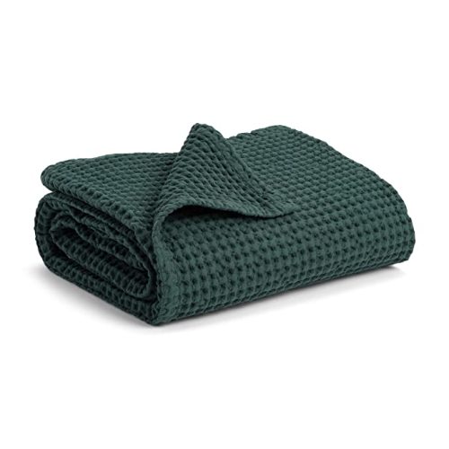 Simka Rose Waffle Baby Blanket Cotton Soft Breathable Swaddle Blanket for Nursery, Stroller & Crib Blanket - Receiving Blankets for Boys & Girls Gender Neutral Toddler Blanket