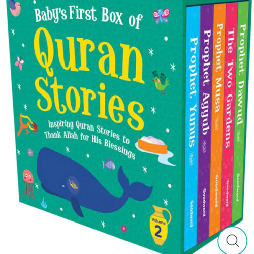 Baby's First Box of Quran Stories (5 Board Books Set) Vol - 2 (New)