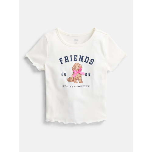 Wonder Nation Toddler Girls Graphic Tee with Short Sleeves, Sizes 18M-5T