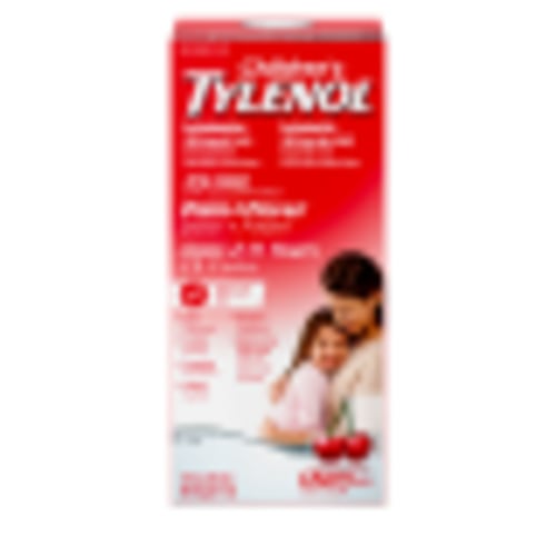 Children's Tylenol Pain + Fever Medicine, Dye-Free, Cherry, 8 Fl. Oz