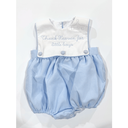 Thank Heaven for little boys Bubble – Little G Threads