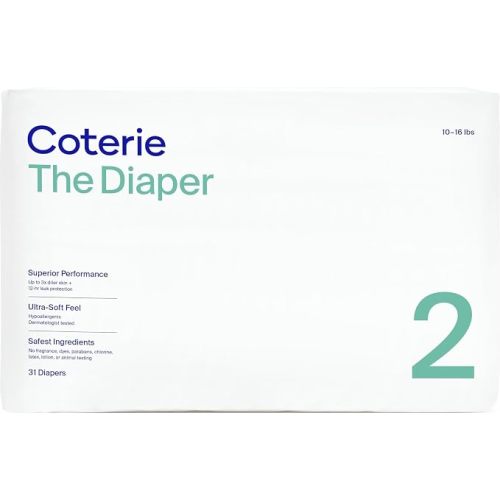 Coterie Size 2 Diaper, 31 CT