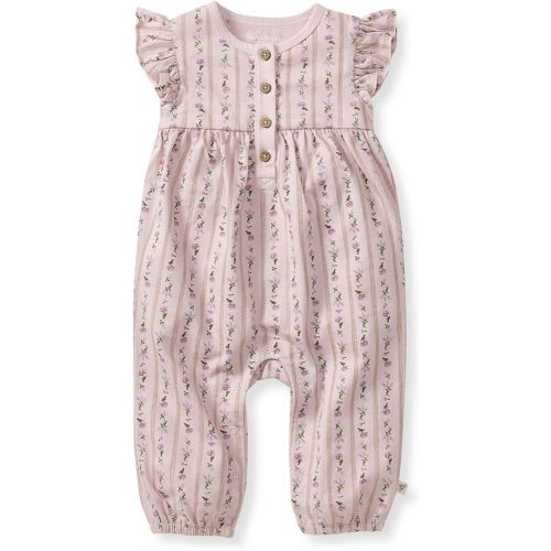 Burt's Bees Baby baby-girls Jumpsuit, 100% Organic Cotton One-piece Sleeveless Outfit Coverall