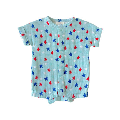 Splendid Stars Blue / Muslin Henley Shortall