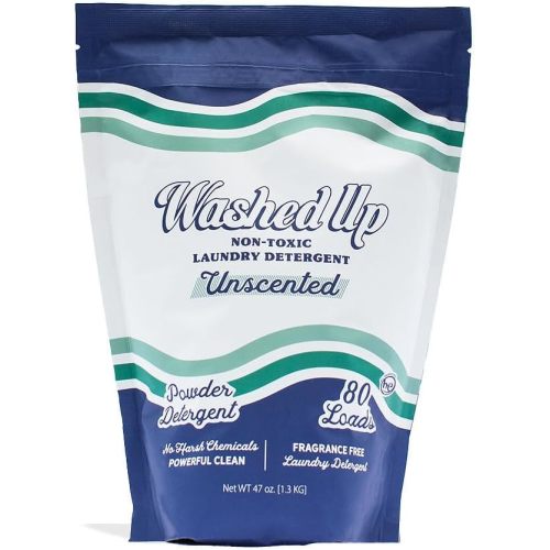 Unscented Laundry Detergent Powder | Fragrance-Free | Safe for Sensitive Groups | Powerful Clean | Plant & Mineral-Based | Made in USA