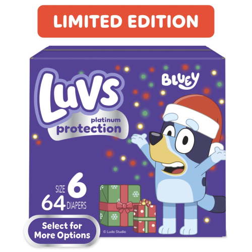 Luvs Platinum Protection Baby Diapers Size 6, 64 Count (Select for More Options)