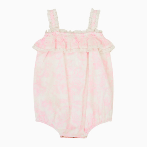 Baby Nadiana Cotton Toile Print Pinafore