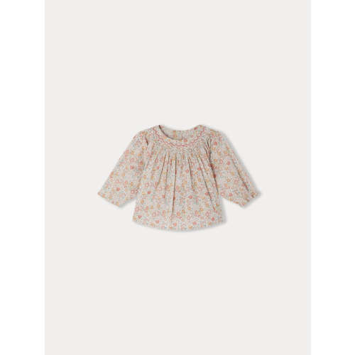 Griotte blouse in orange Liberty fabric