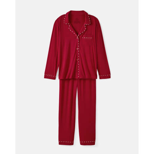Holiday Red Women's Long Sleeve Pajama Set