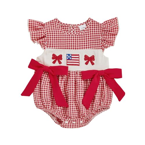My First Christmas Baby Girl Outfit Infant Plaid Smocked Romper Newborn Christmas Tree Bodysuit Cute Fall Clothes