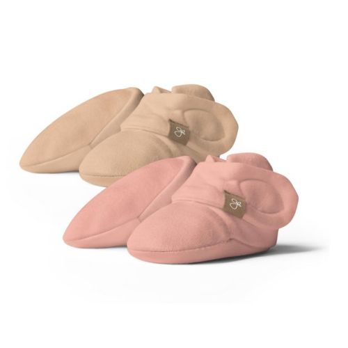 Goumi Stay On 2-Pack Baby Boots - Nectar + Poppy 3-6M