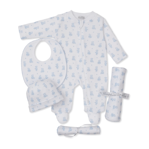 Teddy Bears Blue 5pc Gift Set w/ Gift Box
