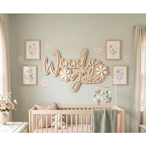 Custom Name Wood Sign