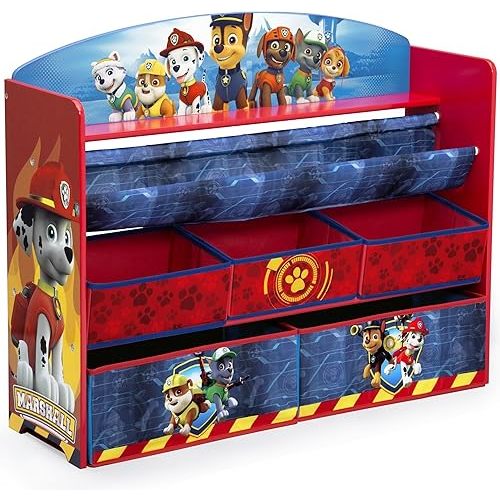 Delta Children Deluxe Book & Toy Organizer, Nick Jr. PAW Patrol