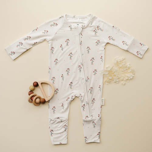 The Paisley Zipper Footie – Emory & Hope