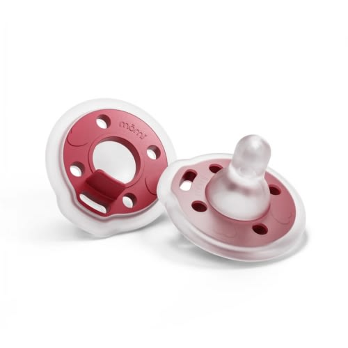 mōmi babypace® breast-like pacifier 2-set in multiple colors