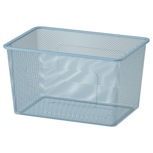 TROFAST Mesh storage box - gray-blue 16 1/2x11 3/4x9 "