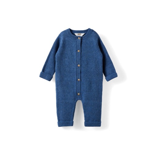 Organic Knit Long Sleeve All In One