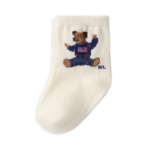 Polo Boys' Sitting Bear Socks - Baby