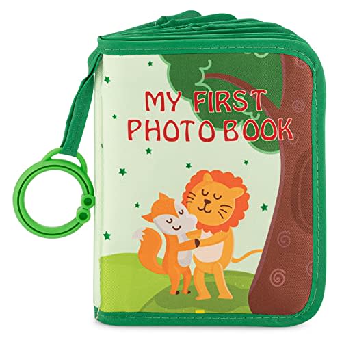 Baby Photo Album for Baby Photo Book for Baby First Birthday Gift Woodland Theme Nursury New Baby Gift Baby Shower Gifts for New Parents Must Have for Baby Boy Photo Album