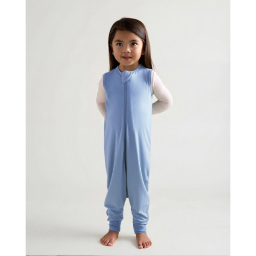 Bamboo Sleep Bag Walker 0.5 TOG in Colony Blue