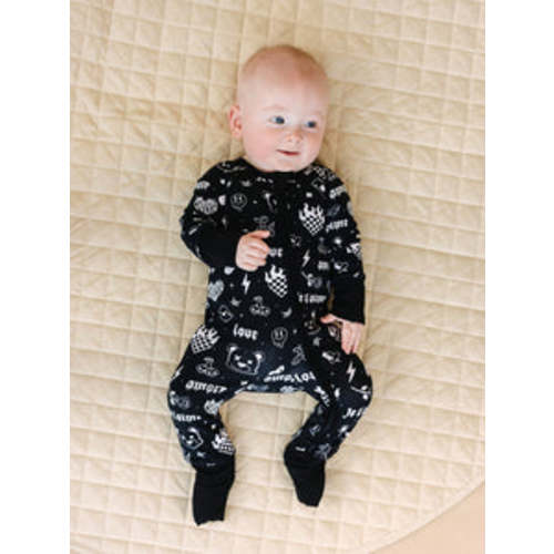 Bamboo Zip Romper | Wild Heart – Ledger Nash