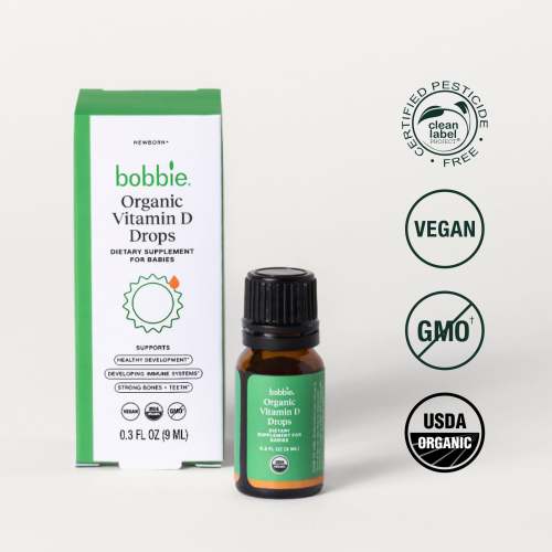 Organic Vitamin D Drops – Bobbie