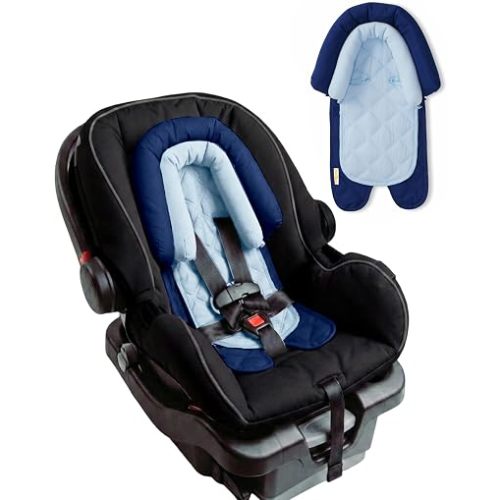 Travel Bug GoldBug Baby & Toddler 2-in-1 Car Seat Head Support - Blue