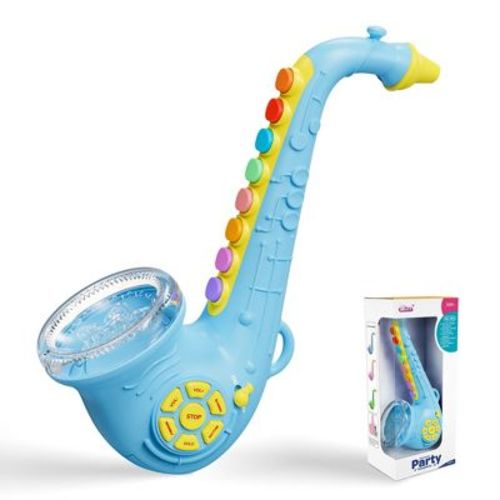 Contixo KT1 Saxophone Toy, Blue Digital Saxaboom Gift for Toddlers Kids
