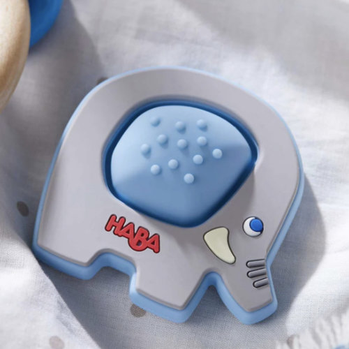 Popping Elephant Silicone Teething Toy– HABA USA