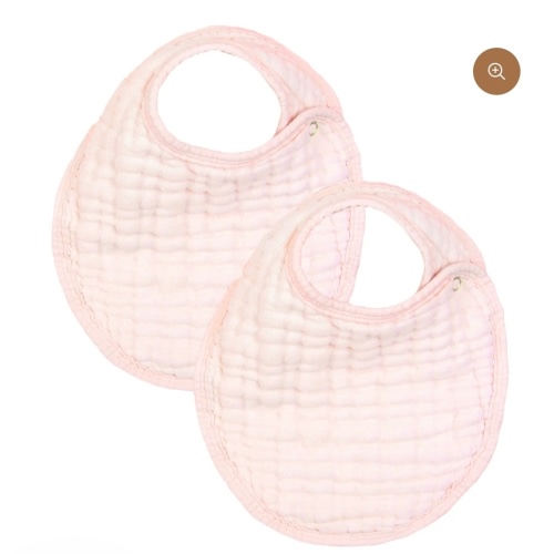 Cloud Muslin™ Bib 2 Pack - Blush