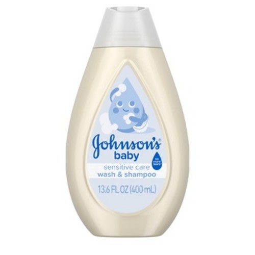 Johnson's Sensitive Care Baby 2-in-1 Body Wash & Shampoo - Lightly Scented - 13.5 fl oz