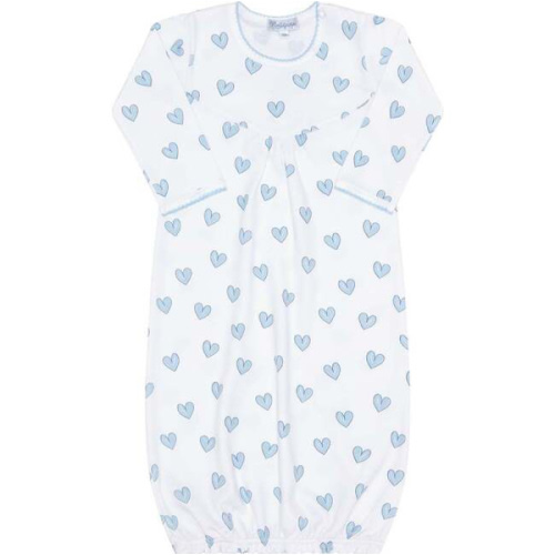 Blue Heart Print Gown - Nellapima Sleepwear | Maisonette
