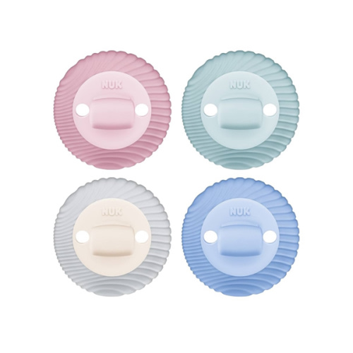 NUK Comfy Duet 100% Silicone Soother 2-in-1 Pacifier and Teether