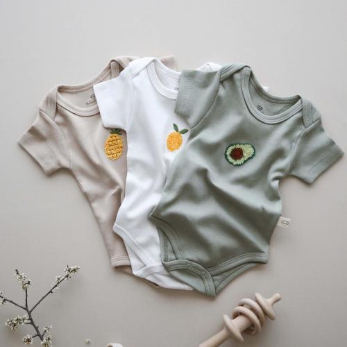 Organic Cotton Newborn Onesie 3-Pack: Soft, Gender Neutral Baby Bodysuits