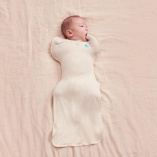 Love to Dream Swaddle Up Organic, Baby Sleep Sack | 1.0 TOG, 8-13lbs, Cream