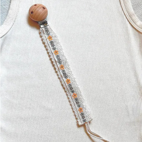 Handmade Vintage-Inspired Pacifier Clips