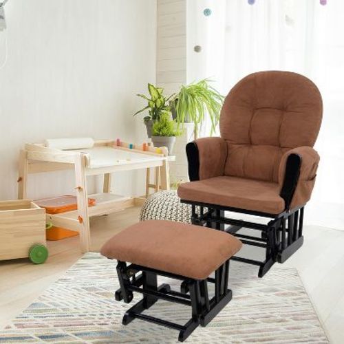 Home Imports Emporium Nursery Glider and Ottoman Set for Breastfeeding