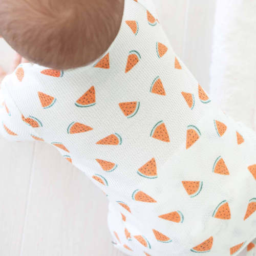 Slice, Slice Baby Bamboo Waffle Zipper Footie