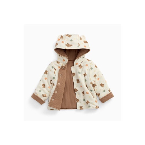 Teddy Bear Reversible Hooded Jacket