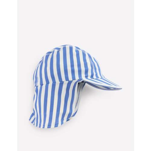 Fun Sun Safe Boys Hat-Forget Me Not Blue Stripe