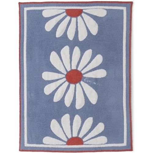 Barefoot Dreams® CozyChic® Daisy Stroller Blanket, Ocean Air Multi, 30"x40"