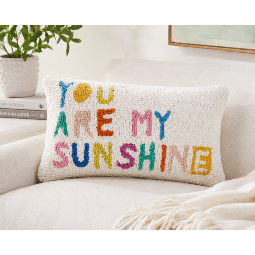Peking Handicraft - You Are My Sunshine Hook Pillow - Ampersand - Jennie Dots – Jennie Dots