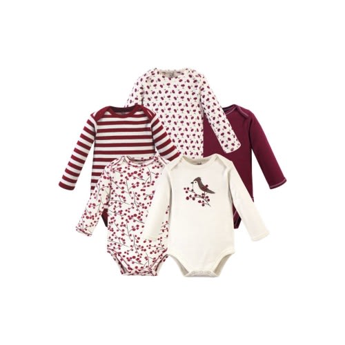 Little Soft Organic Cotton Long-Sleeve One-Piece Essentials