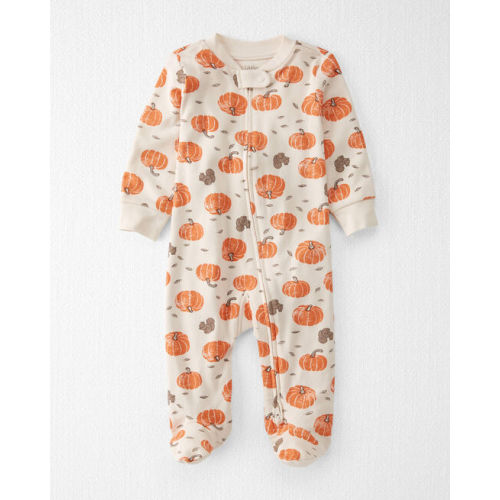 Baby Organic Cotton Sleep & Play Pajamas in Harvest Pumpkins Print - Little Planet | Carter's