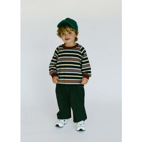 Retro Stripe Long Sleeve- Navy – Fostered Collection