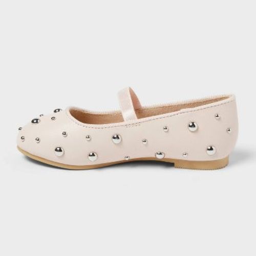 Toddler Heather Stud Ballet Flats - Cat & Jack™ Blush