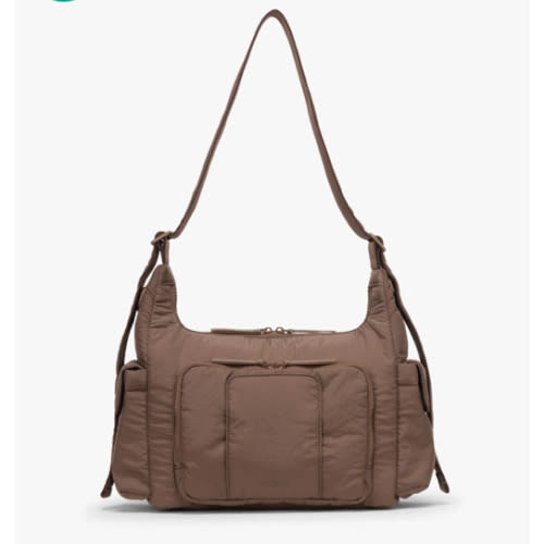 Crossbody Diaper Bag - HAZELNUT