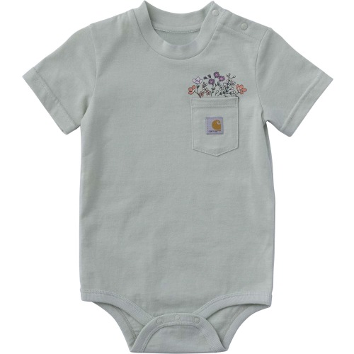 Girls' Short Sleeve Garden Pocket Bodysuit (Baby)