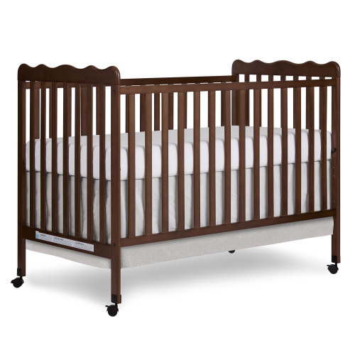 Dream On Me Carson Classic 3-in-1 Convertible Crib in Walnut, Greenguard Gold Certified